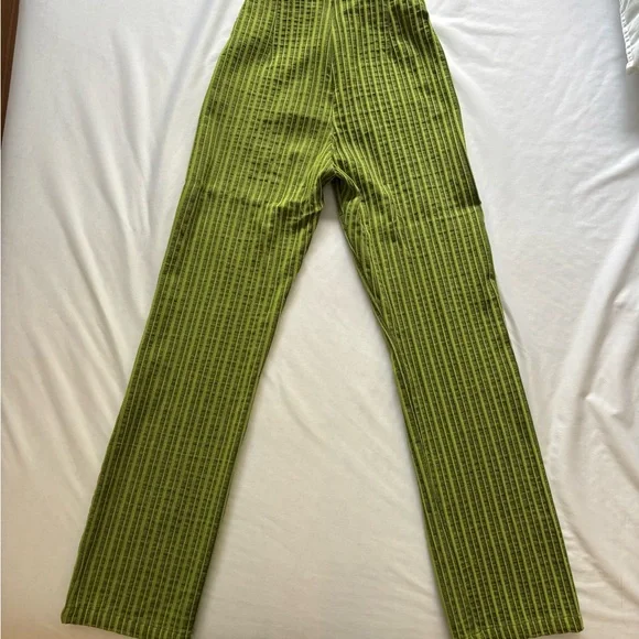 Paloma Wool Olive and Lime Striped Wool Top - Picture 2 of 5